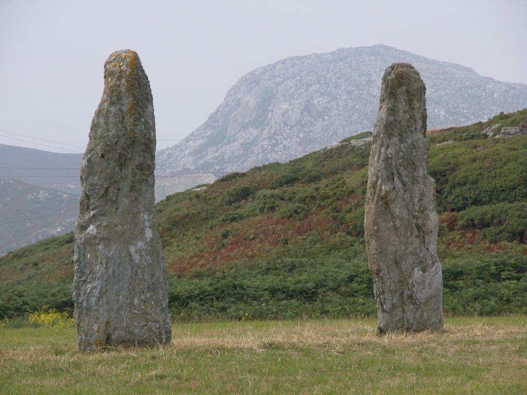 the Standing Stones at Penrhos Feilw